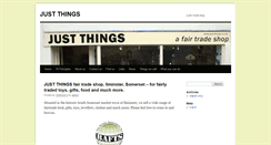 Desktop Screenshot of just-things.co.uk